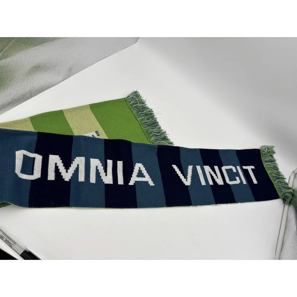 OKC ENERGY FOOTBALL CLUB Soccer Scarf FC Sports Labor Omnia Vincit World Cup NEW